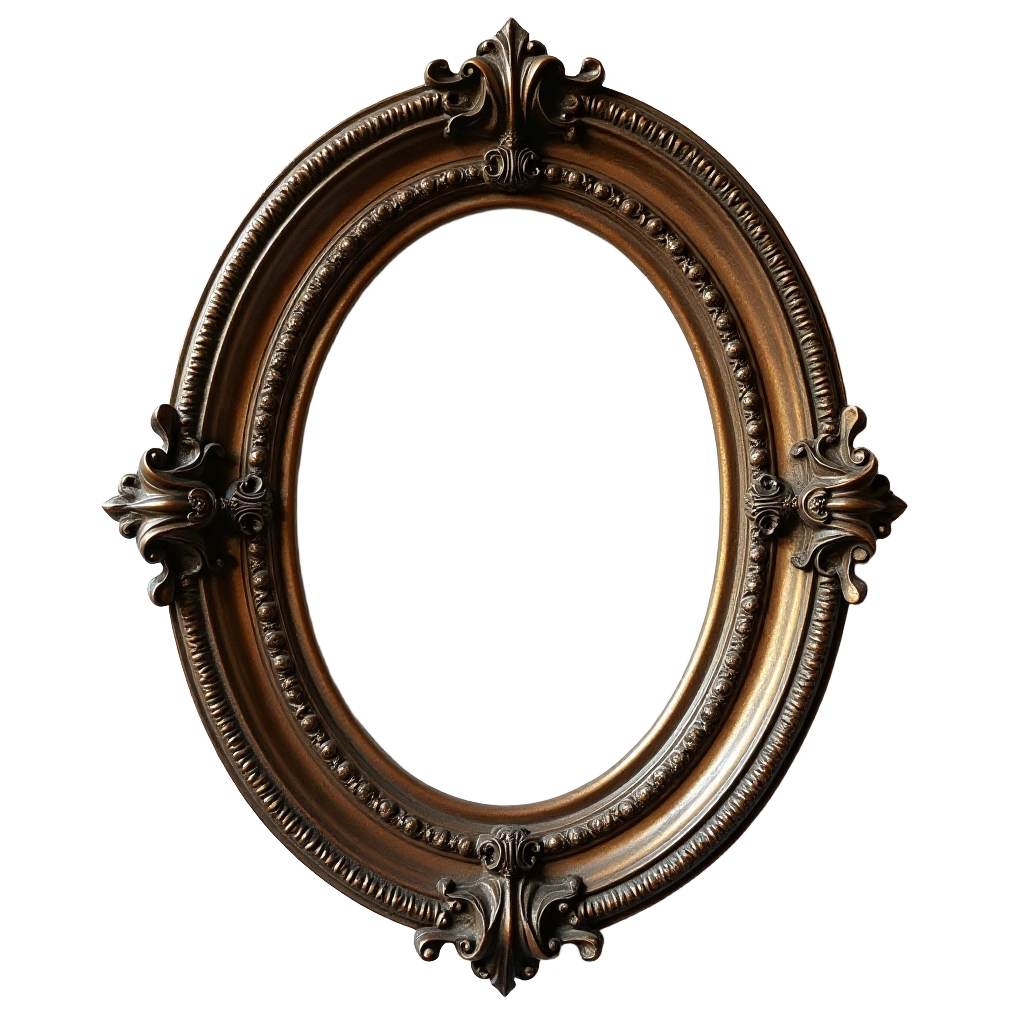 Ornate Oval Frame